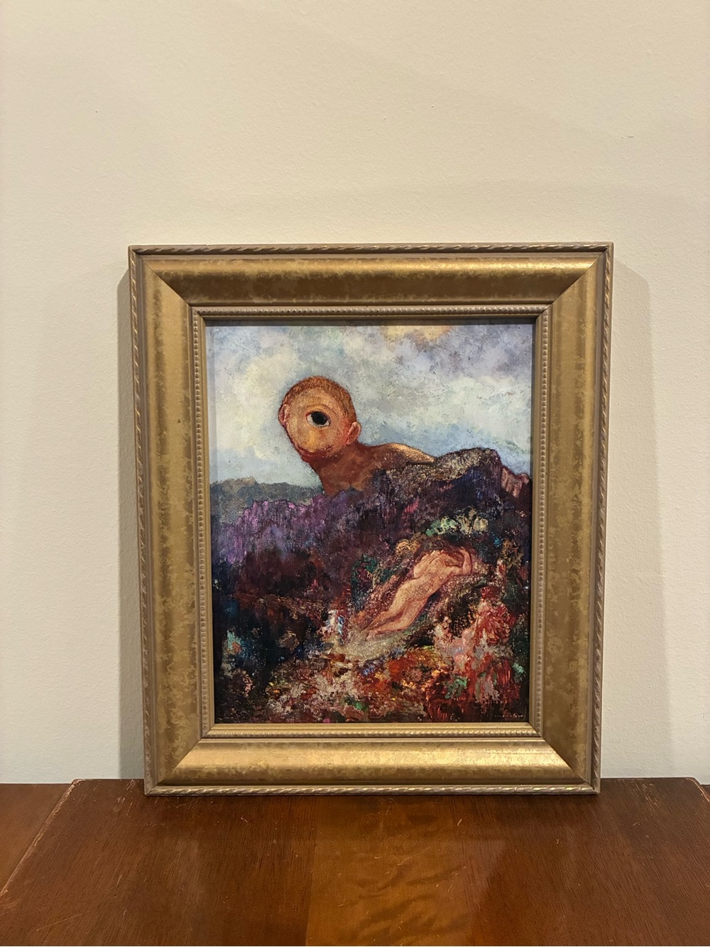 Cyclops & Galatea Odilon Redon Framed Print 10x12 Odyssey Polyphemus Wall Art